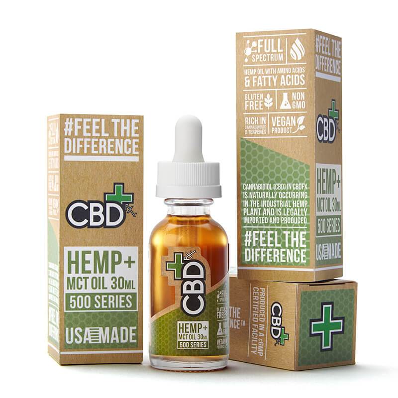 CBDFx CBD Hemp + MCT Oil Tincture