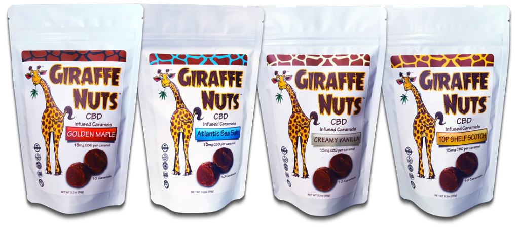 Giraffe Nuts CBD Caramels