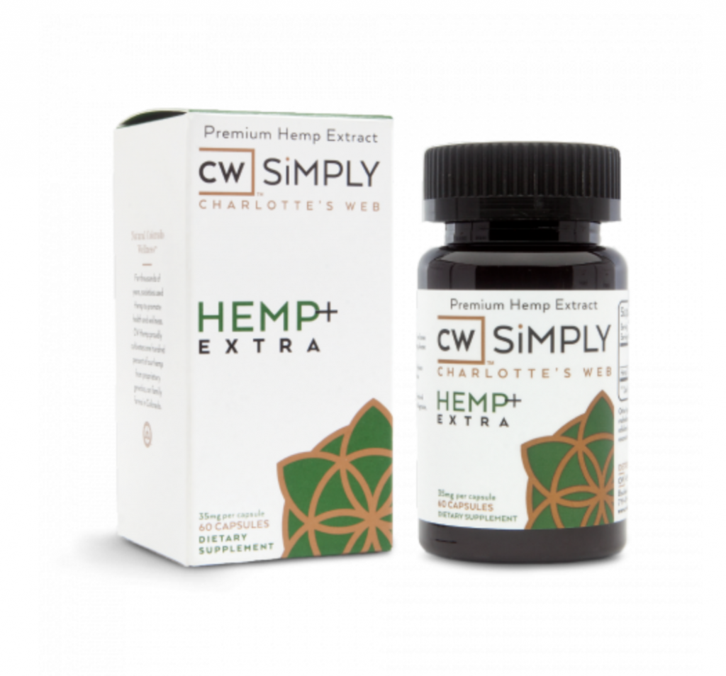 CW Hemp Simply Hemp Extra CBD Capsules