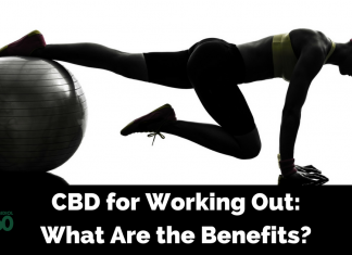 working out with CBD
