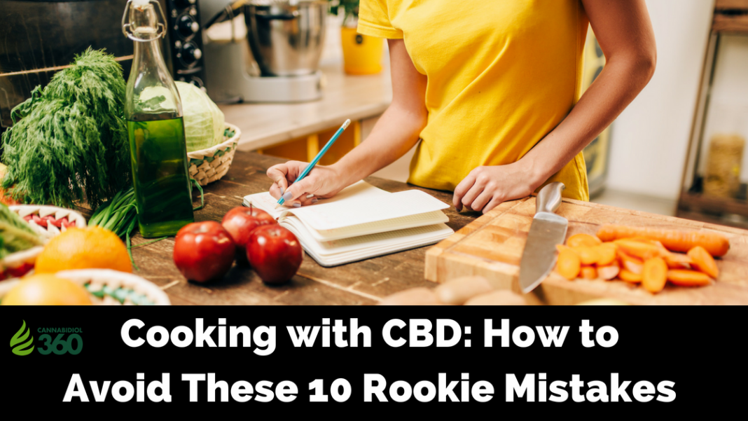 10 Mistakes to Avoid When Cooking with CBD