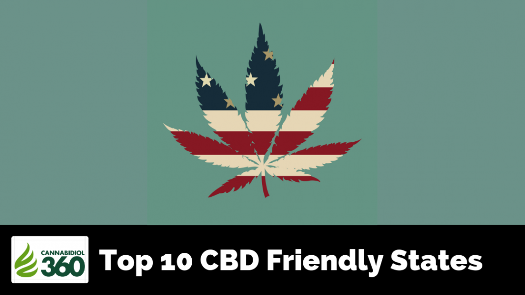 Top 10 CBD Friendly States