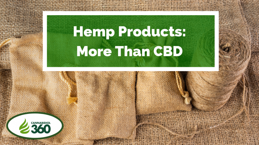 Hemp Products: More Than CBD
