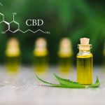 CBD  elements in Cannabis, Hemp oil, medical marijuana,  cannab